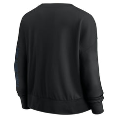 Philadelphia 76ers Women's Oversized Game Day Pullover Sweatshirt Black