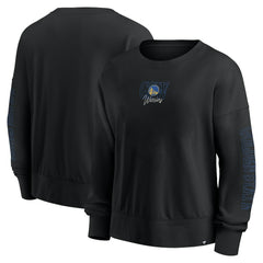 Golden State Warriors Women's Oversized Game Day Pullover Sweatshirt Black