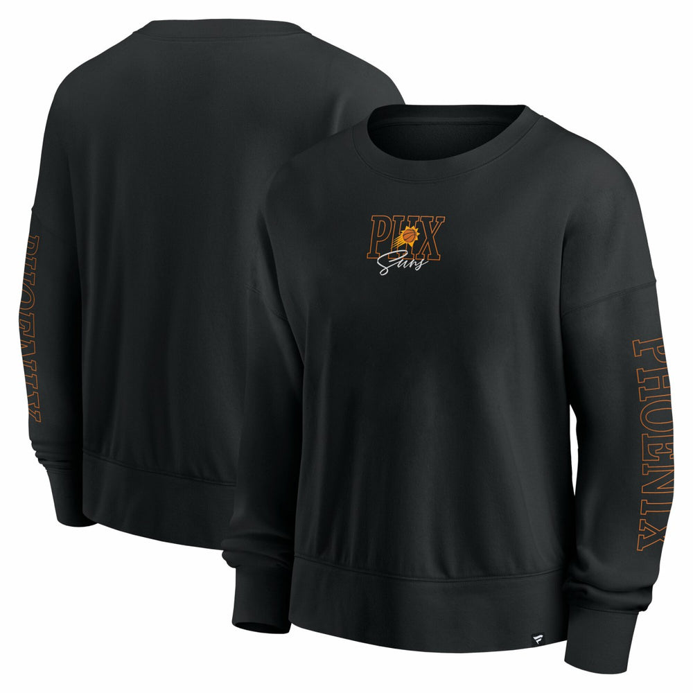 Phoenix Suns Women's Oversized Game Day Pullover Sweatshirt Black