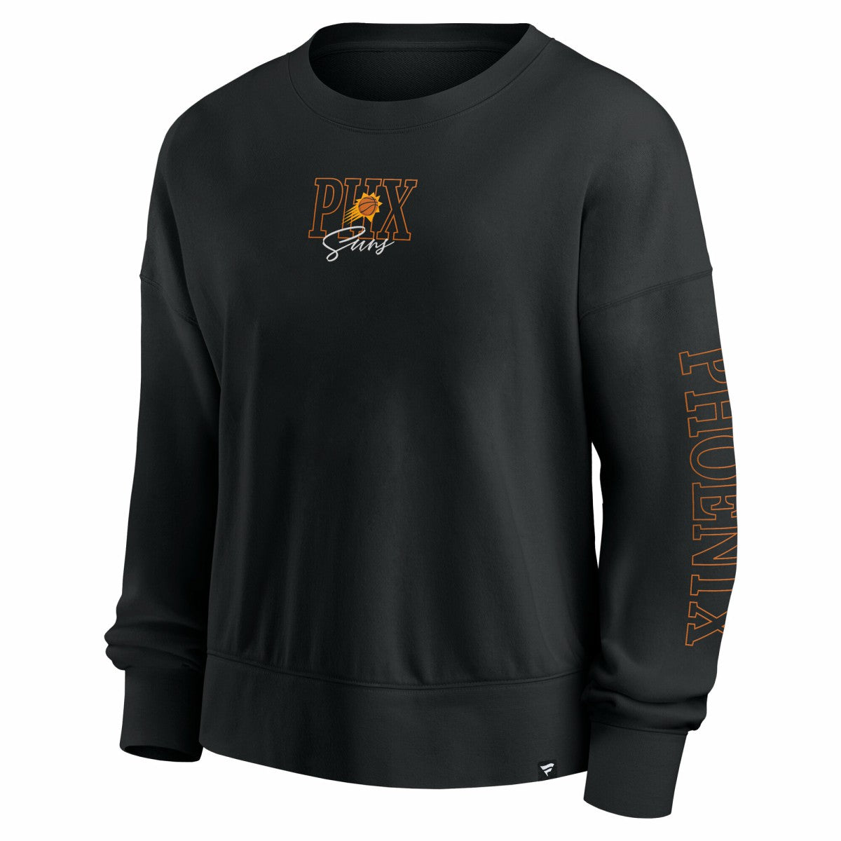 Phoenix Suns Women's Oversized Game Day Pullover Sweatshirt Black