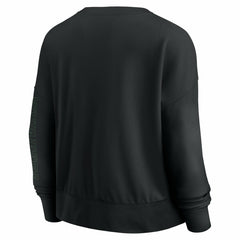 Milwaukee Bucks Women's Oversized Game Day Pullover Sweatshirt Black