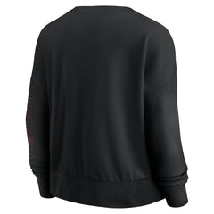 Chicago Bulls Women's Oversized Game Day Pullover Sweatshirt Black