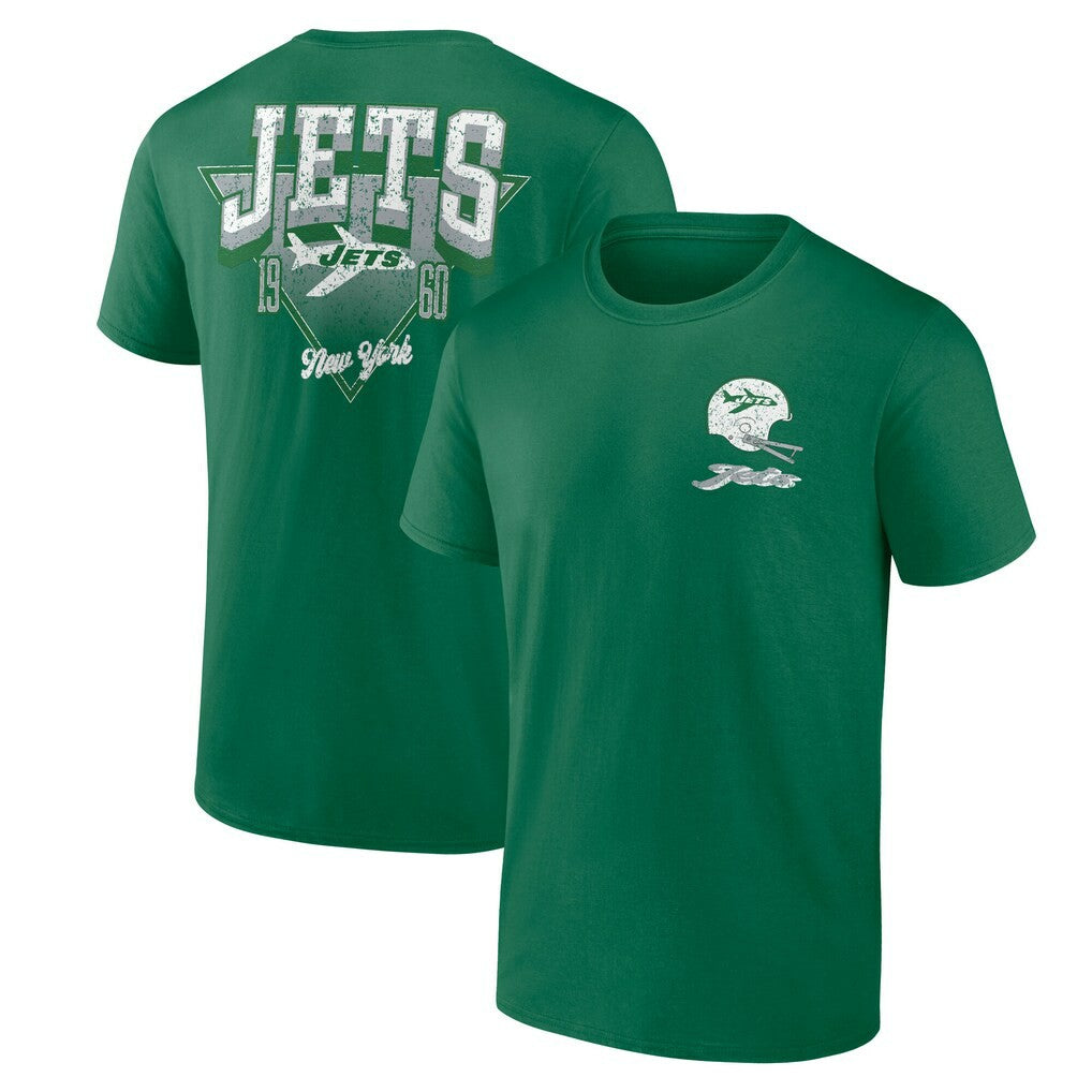 New York Jets Never Over T-Shirt Kelly Green