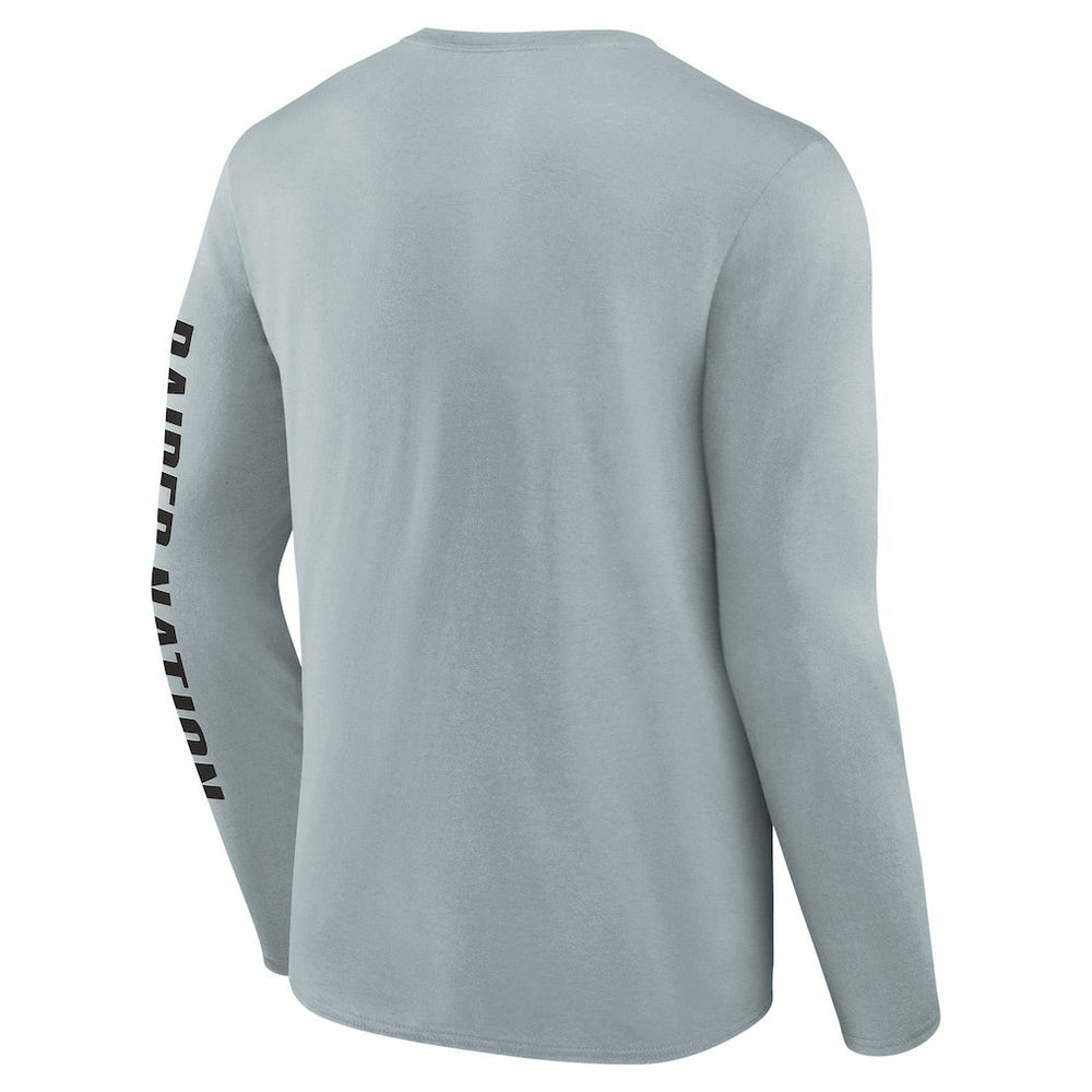 Las Vegas Raiders Vision Long Sleeve T-Shirt Gray