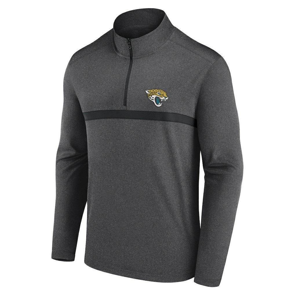 Jacksonville Jaguars Head-to-Head Quarter-Zip Pullover Charcoal