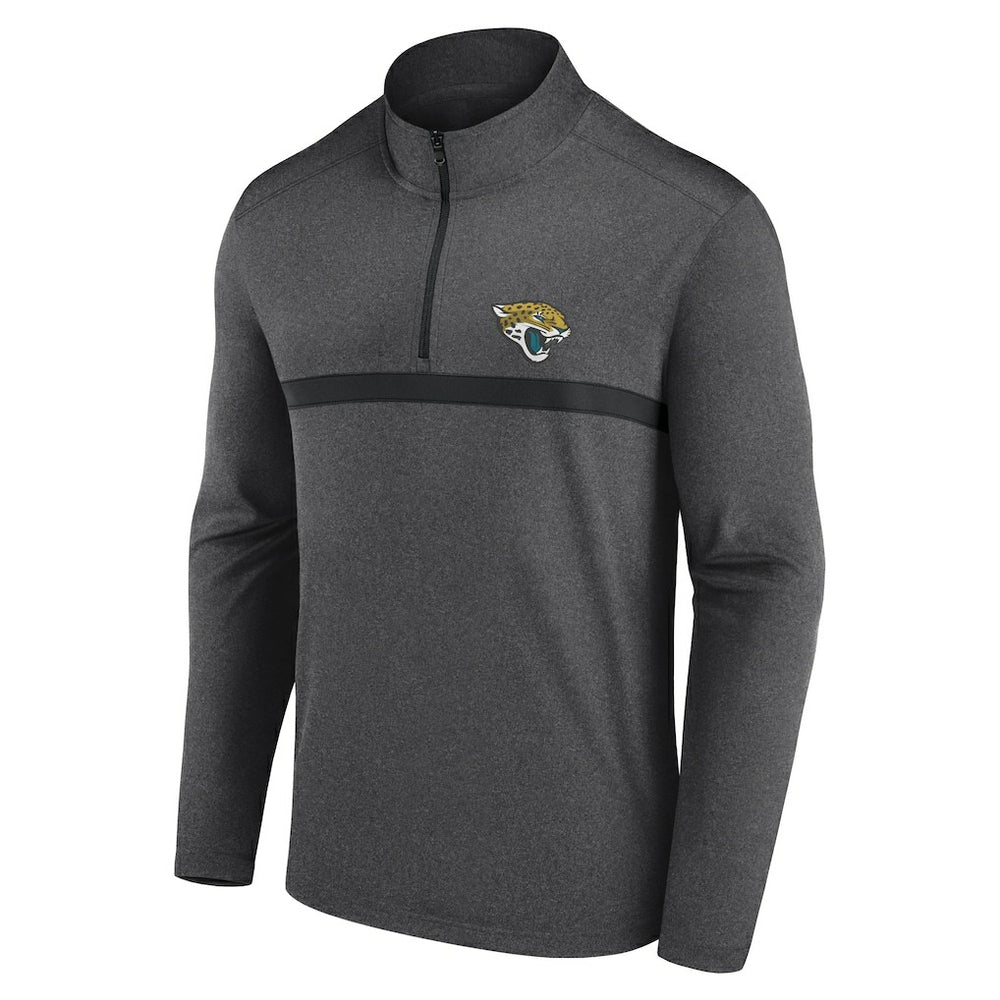 Jacksonville Jaguars Head-to-Head Quarter-Zip Pullover Charcoal