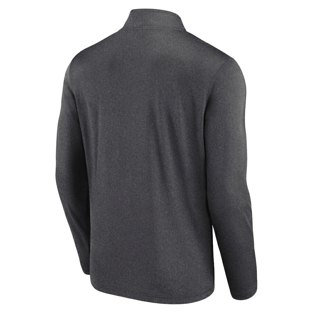 Las Vegas Raiders Head-to-Head Quarter-Zip Pullover Charcoal