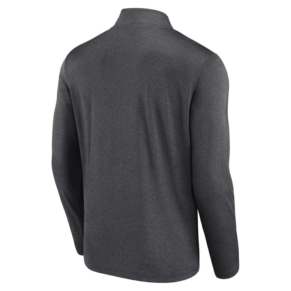 Las Vegas Raiders Head-to-Head Quarter-Zip Pullover Charcoal