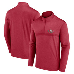 San Francisco 49ers Head-to-Head Quarter-Zip Pullover Scarlet