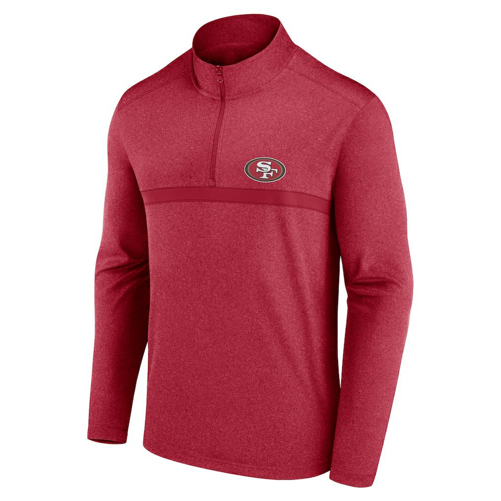 San Francisco 49ers Head-to-Head Quarter-Zip Pullover Scarlet