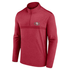 San Francisco 49ers Head-to-Head Quarter-Zip Pullover Scarlet