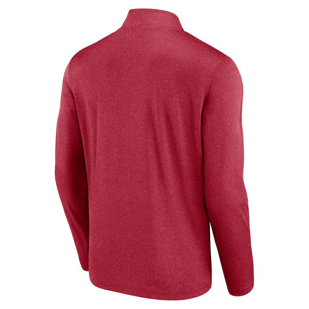 San Francisco 49ers Head-to-Head Quarter-Zip Pullover Scarlet