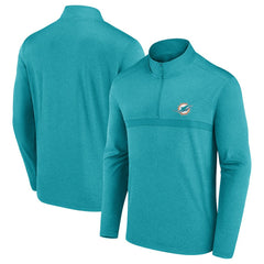 Miami Dolphins Head-to-Head Quarter-Zip Pullover Aqua