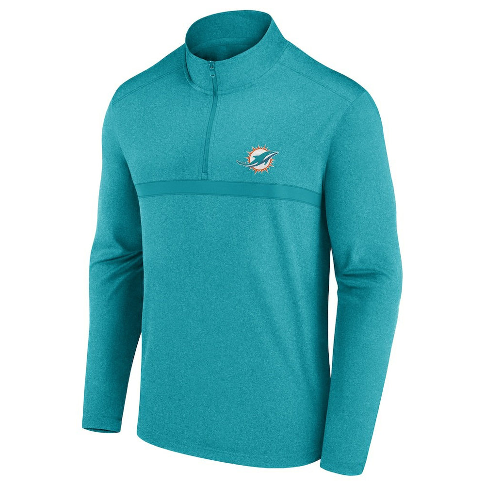 Miami Dolphins Head-to-Head Quarter-Zip Pullover Aqua