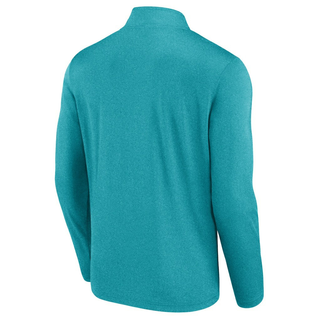 Miami Dolphins Head-to-Head Quarter-Zip Pullover Aqua