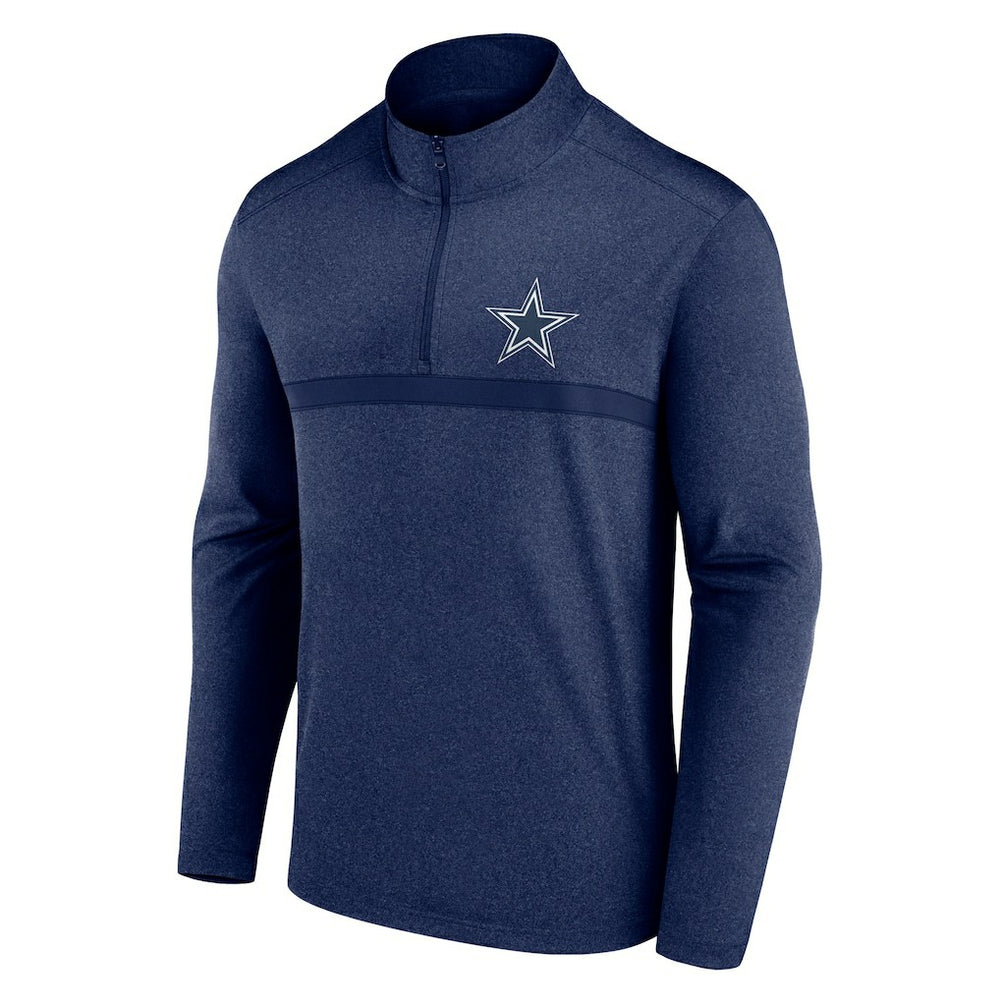 Dallas Cowboys Head-to-Head Quarter-Zip Pullover Navy