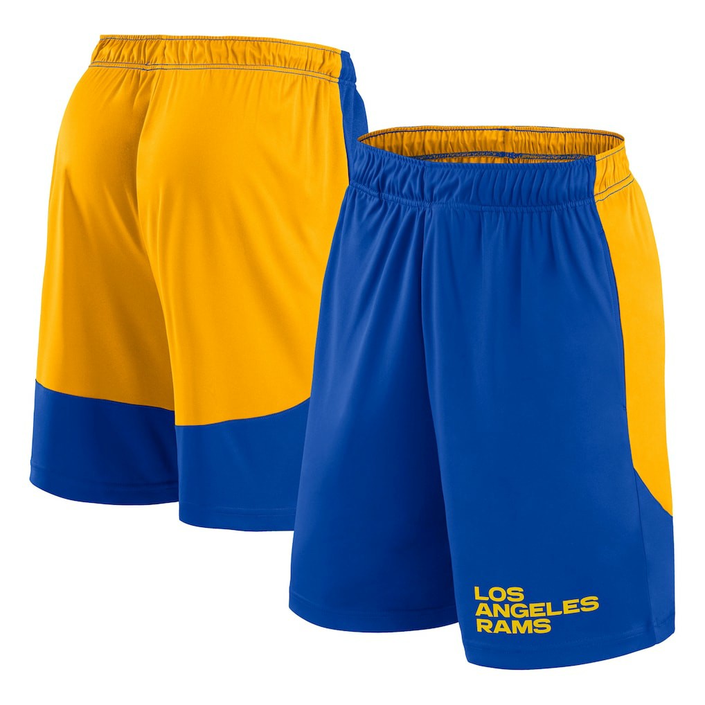 Los Angeles Rams Launch Shorts Royal/Gold