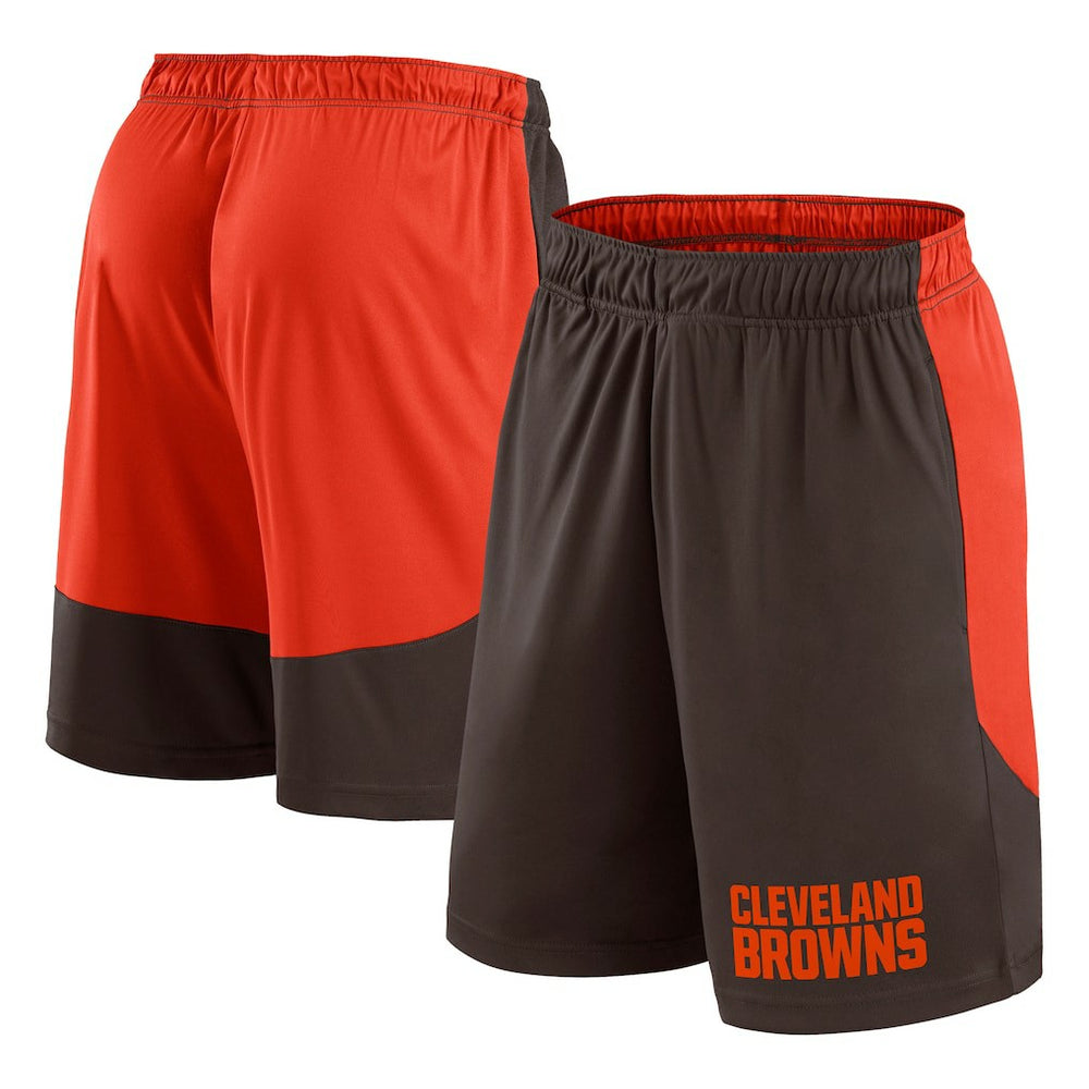 Cleveland Browns Launch Shorts Brown/Red