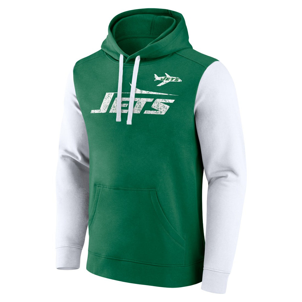 New York Jets Fleece Pullover Hoodie Kelly Green