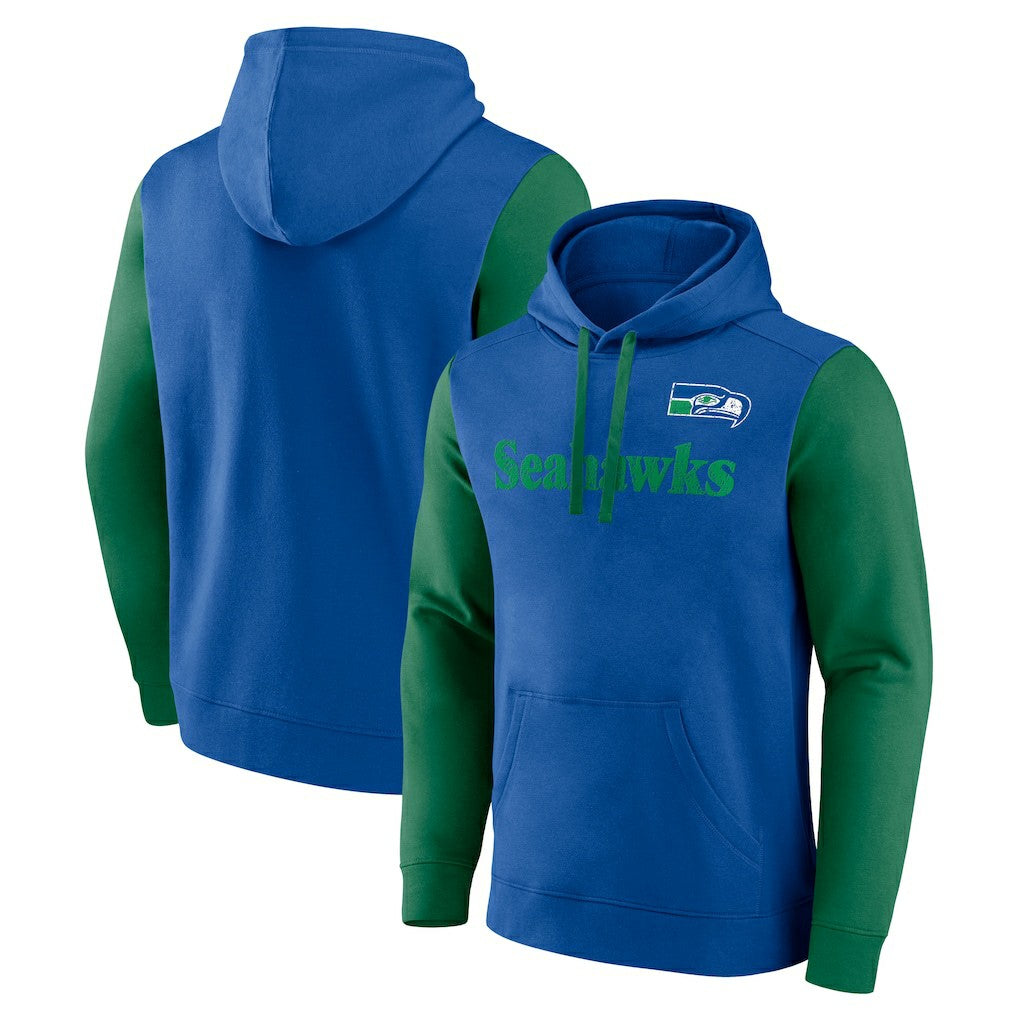Seattle Seahawks Fleece Pullover Hoodie Royal