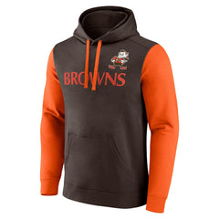 Cleveland Browns Fleece Pullover Hoodie Brown