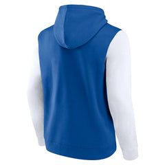 Indianapolis Colts Outline Pullover Hoodie Royal/White