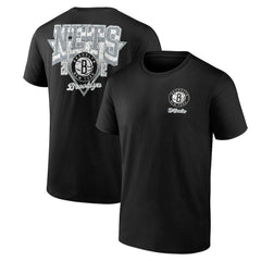 Brooklyn Nets Logo Athletic Never Over T-Shirt Black