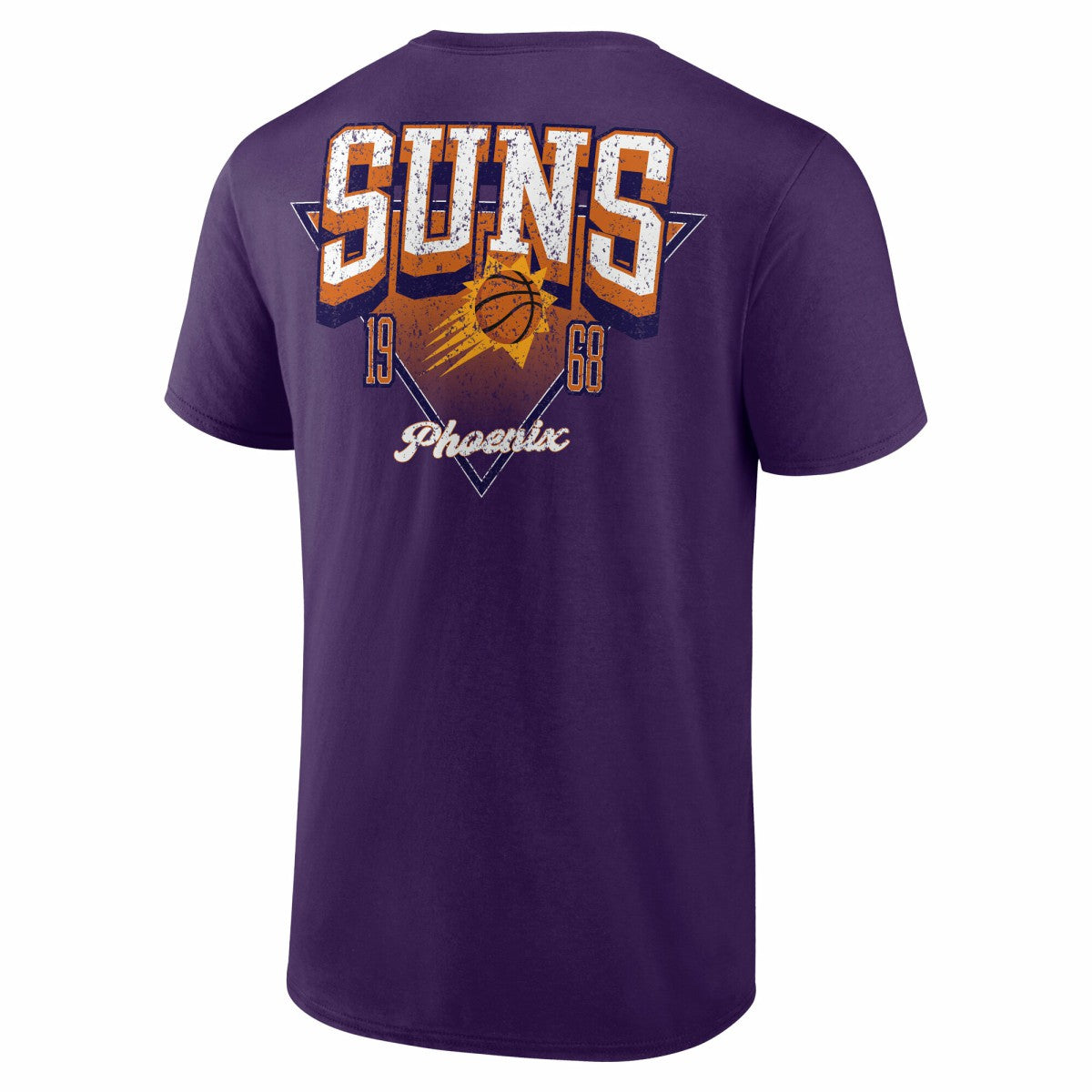 Phoenix Suns Logo Athletic Never Over T-Shirt Purple