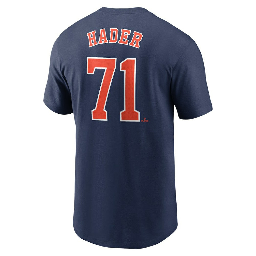 Josh Hader Houston Astros Nike Fuse Name & Number T-Shirt - Navy T-shirts