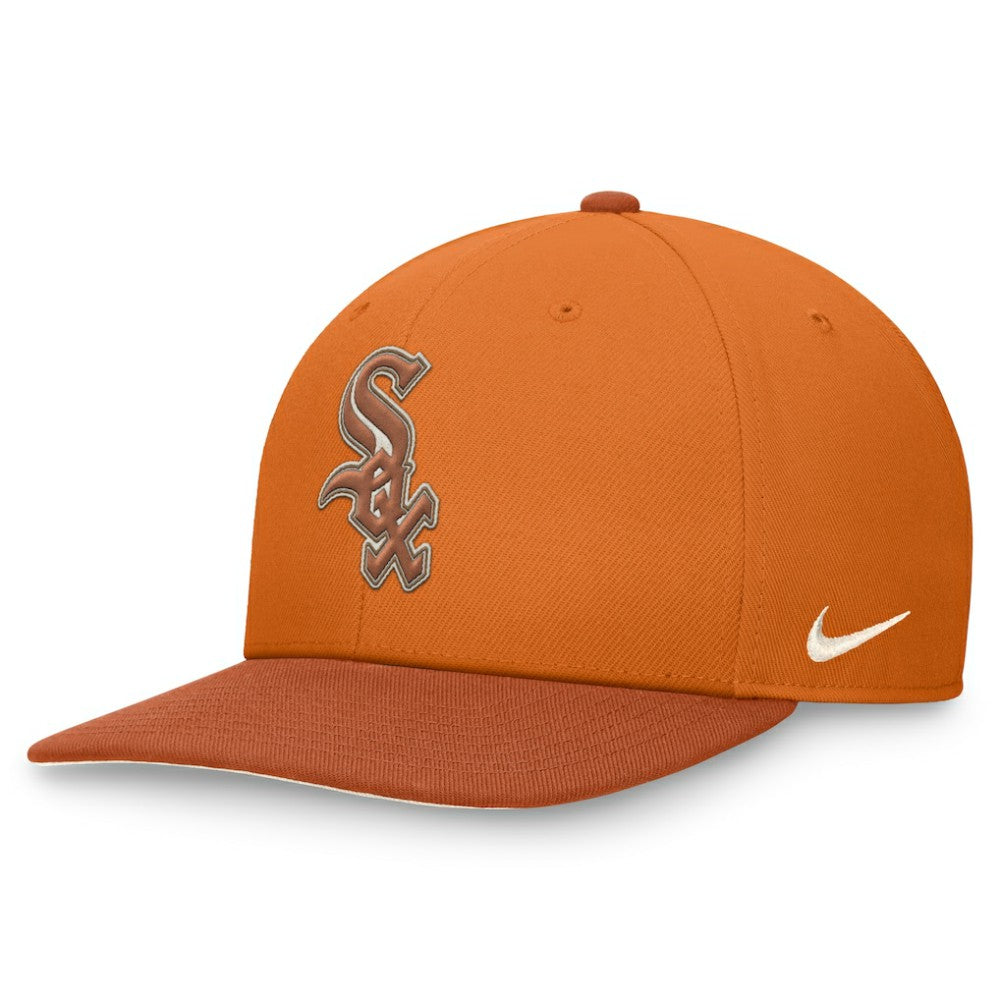 Chicago White Sox Nike Pro Dunk Performance Snapback Hat - Orange Hats