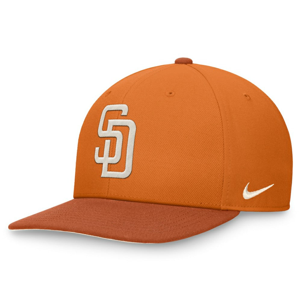 San Diego Padres Nike Pro Dunk Performance Snapback Hat - Orange Hats