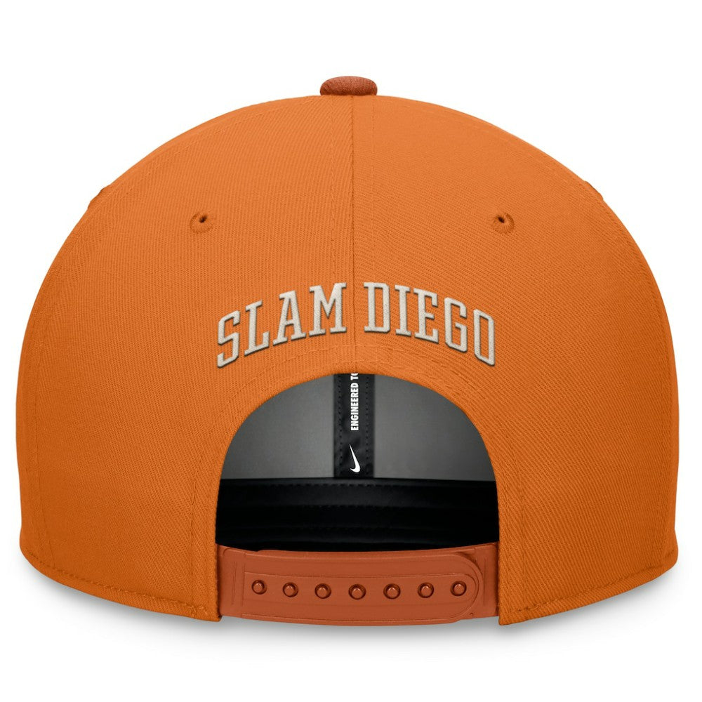 San Diego Padres Nike Pro Dunk Performance Snapback Hat - Orange Hats