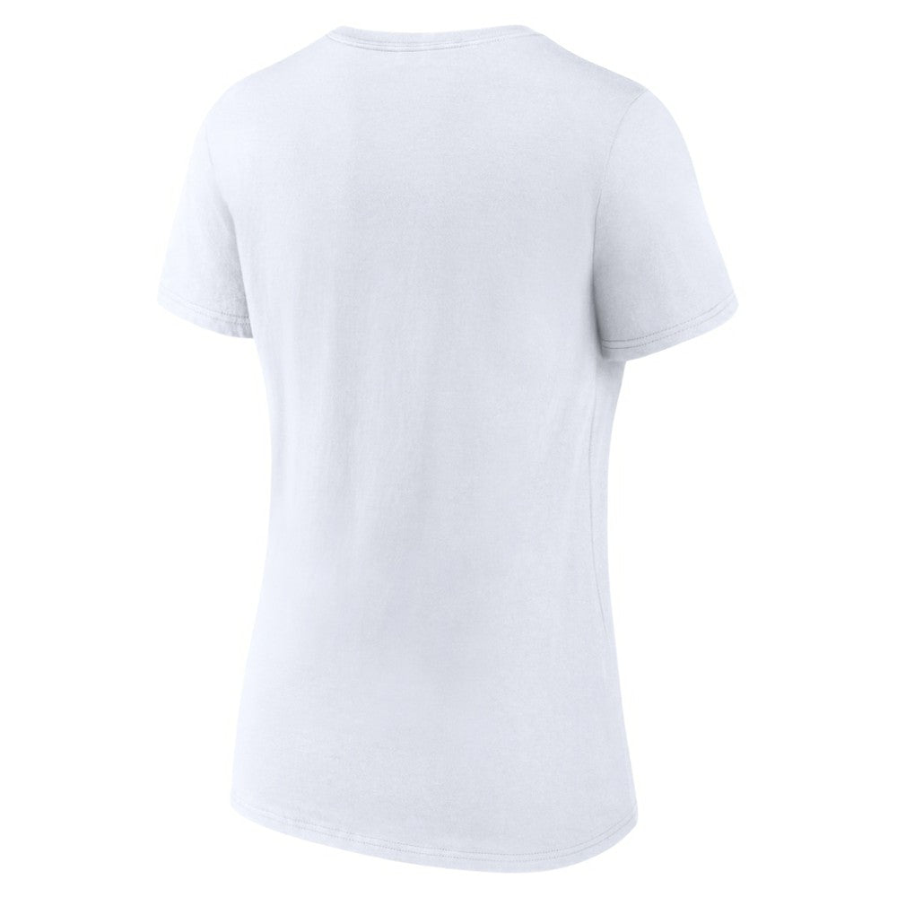 NHL Philadelphia Flyers Fanatics Women's 2024 Hockey Fights Cancer V-Neck T-Shirt - White