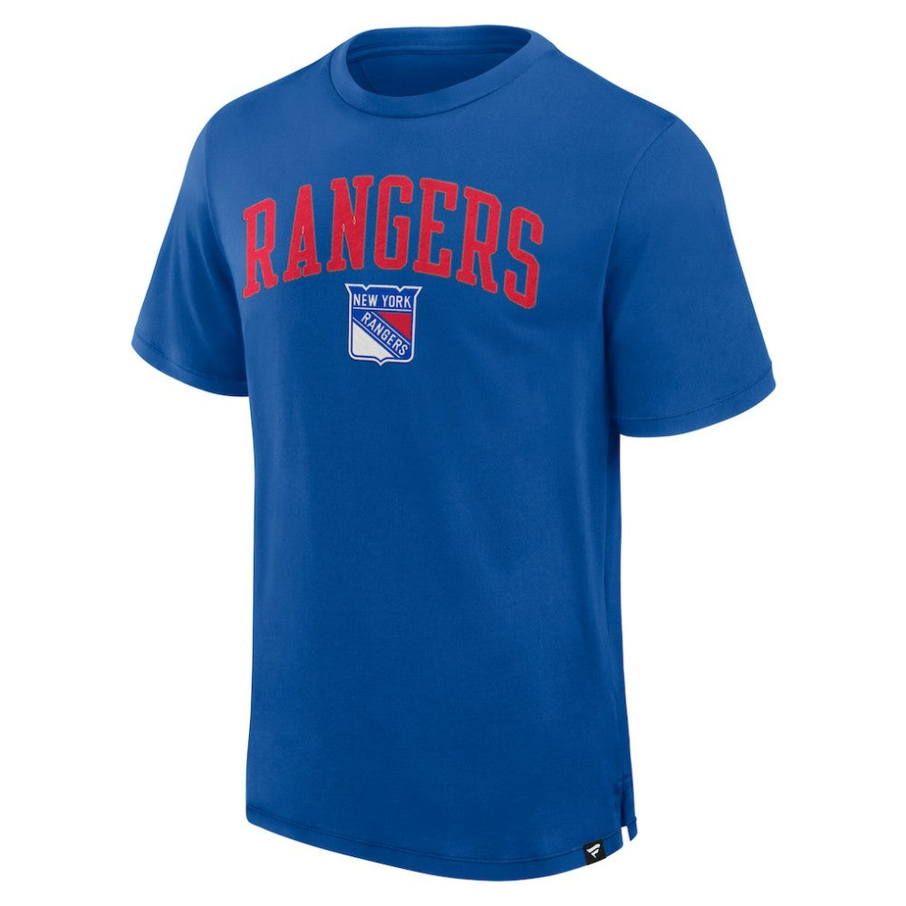 NHL New York Rangers Fanatics Elevated Pima T-Shirt - Royal
