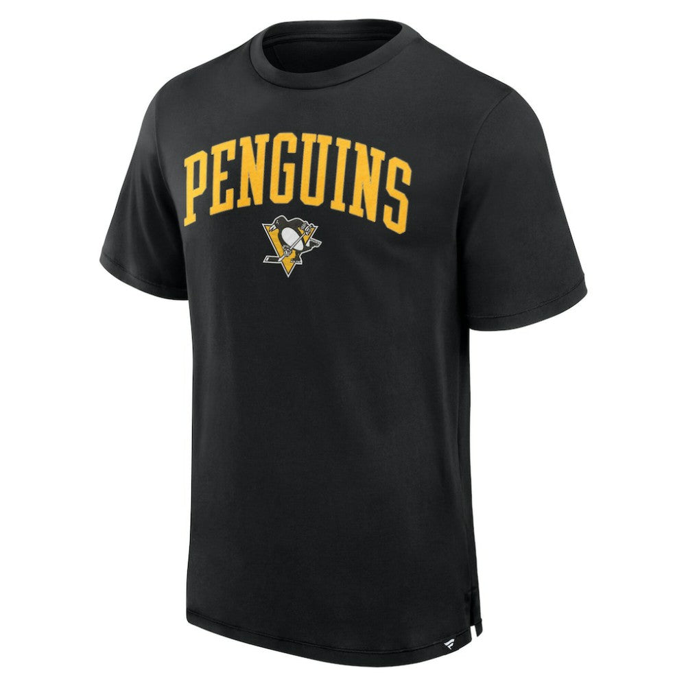 NHL Pittsburgh Penguins Fanatics Elevated Pima T-Shirt - Black