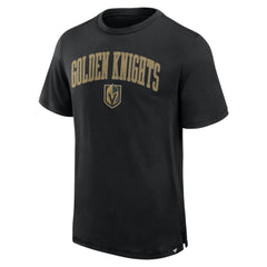 NHL Vegas Golden Knights Fanatics Elevated Pima T-Shirt - Black