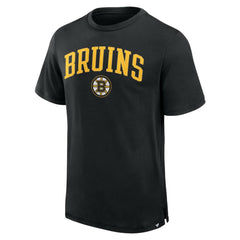 NHL Boston Bruins Fanatics Elevated Pima T-Shirt - Black
