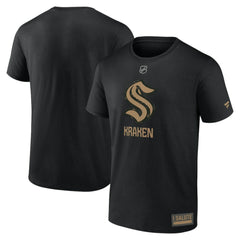 NHL Seattle Kraken Fanatics 2024 Military Appreciation T-Shirt - Black