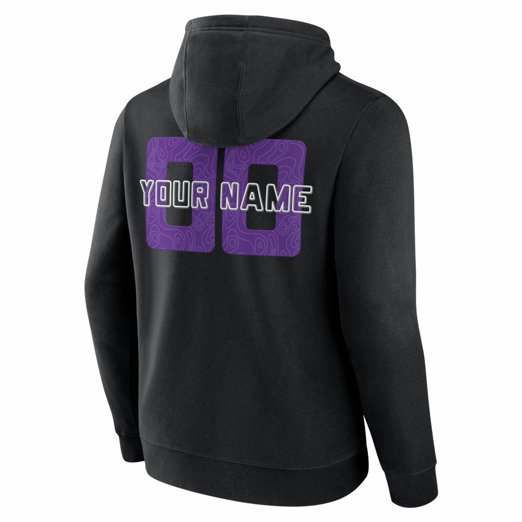 Sacramento Kings Custom Stellar Pullover Hoodie Black
