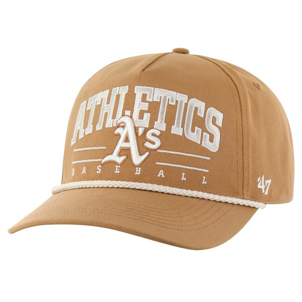 Athletics '47 Neutral Roscoe Rope Hitch Adjustable Hat - Brown Hats