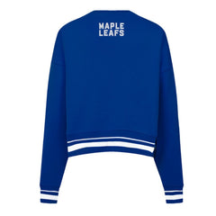 NHL Toronto Maple Leafs Pro Standard Women's Area Code Cropped Pullover Sweatshirt - Blue