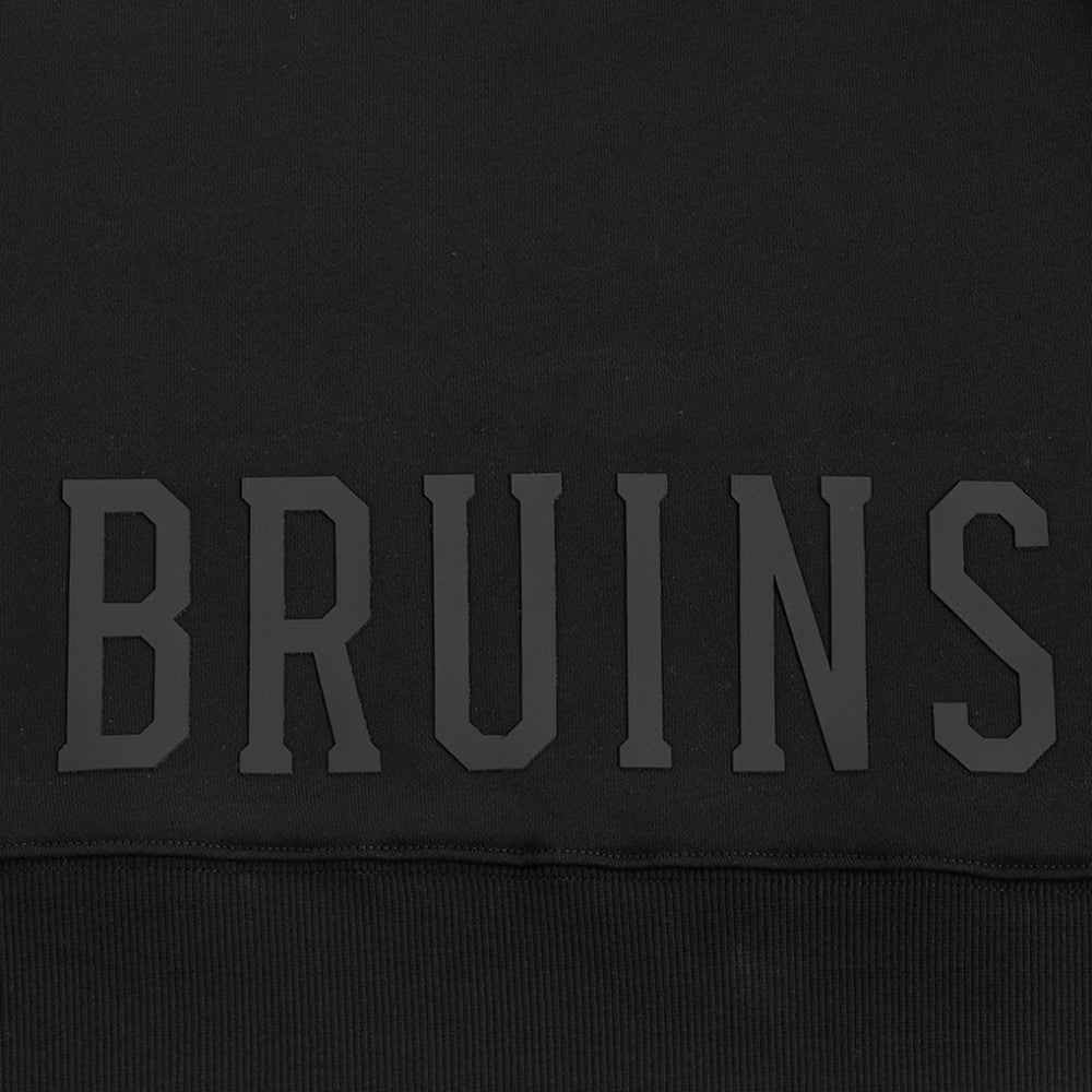 NHL Boston Bruins Pro Standard Women's Jewels Cropped Pullover Hoodie - Black