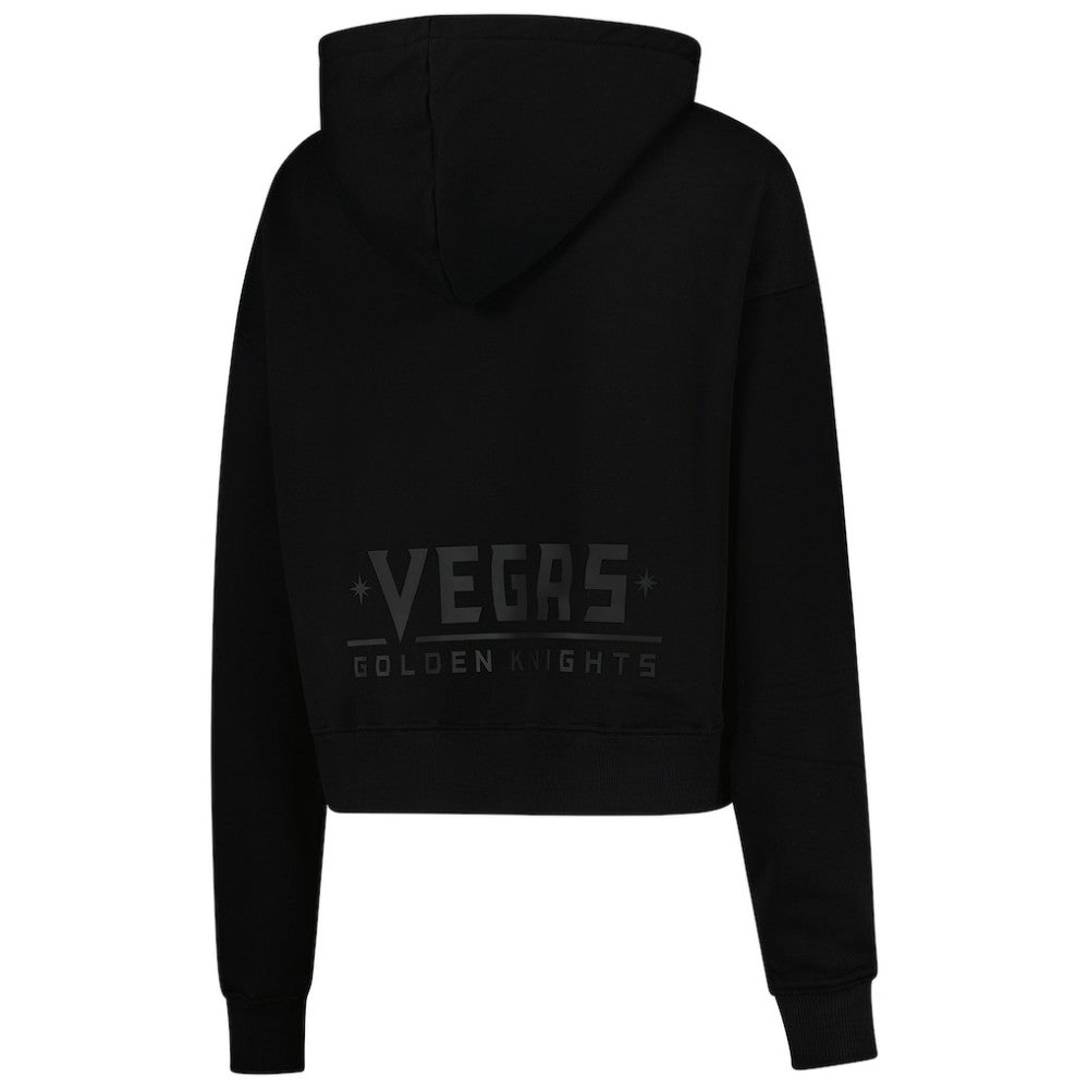 NHL Vegas Golden Knights Pro Standard Women's Jewels Cropped Pullover Hoodie - Black
