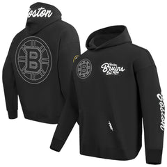NHL Boston Bruins Pro Standard Paint the City Pullover Hoodie - Black