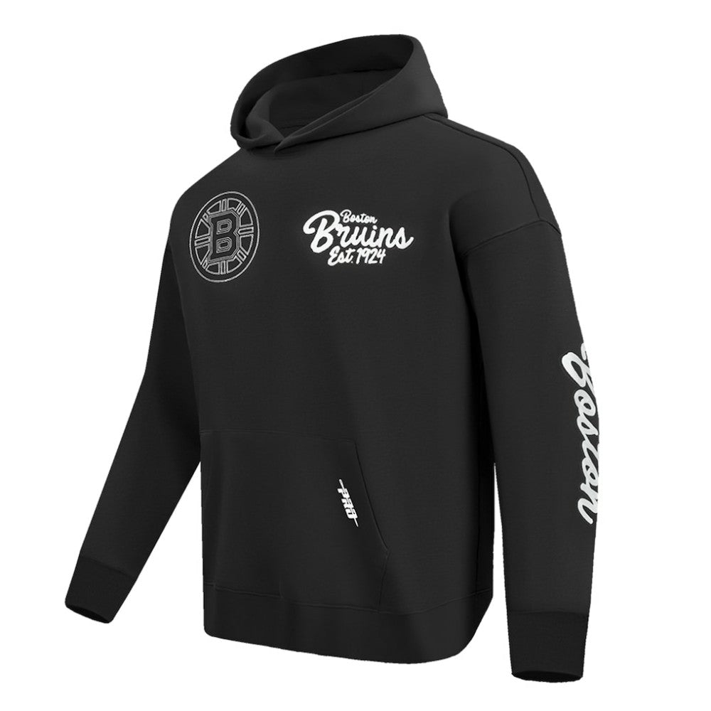 NHL Boston Bruins Pro Standard Paint the City Pullover Hoodie - Black