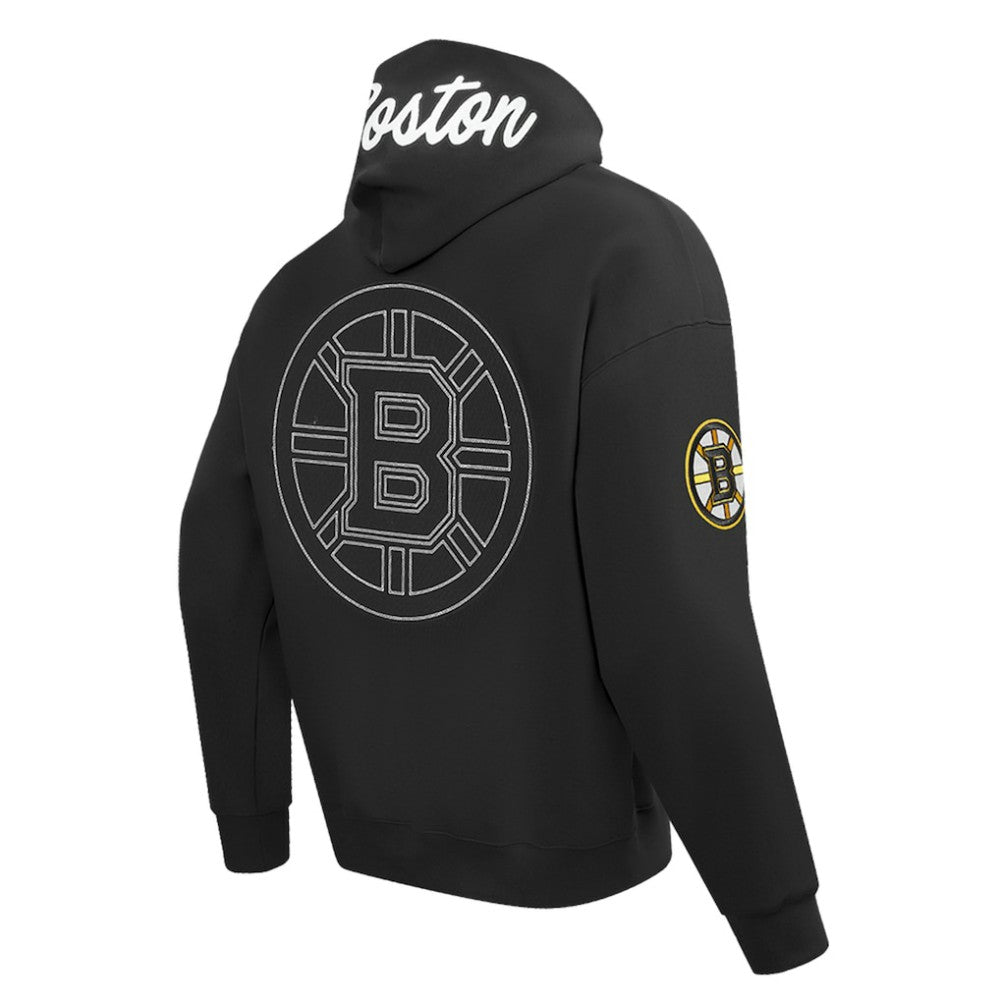 NHL Boston Bruins Pro Standard Paint the City Pullover Hoodie - Black