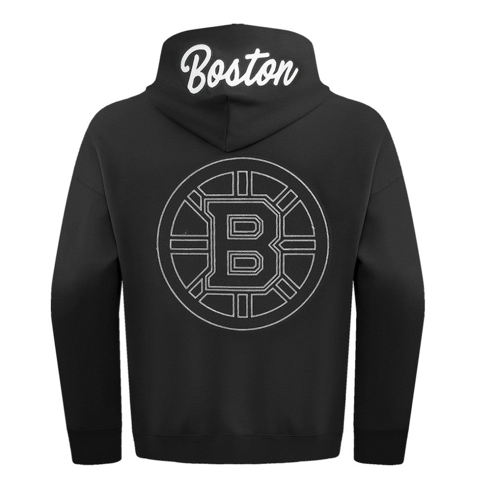 NHL Boston Bruins Pro Standard Paint the City Pullover Hoodie - Black