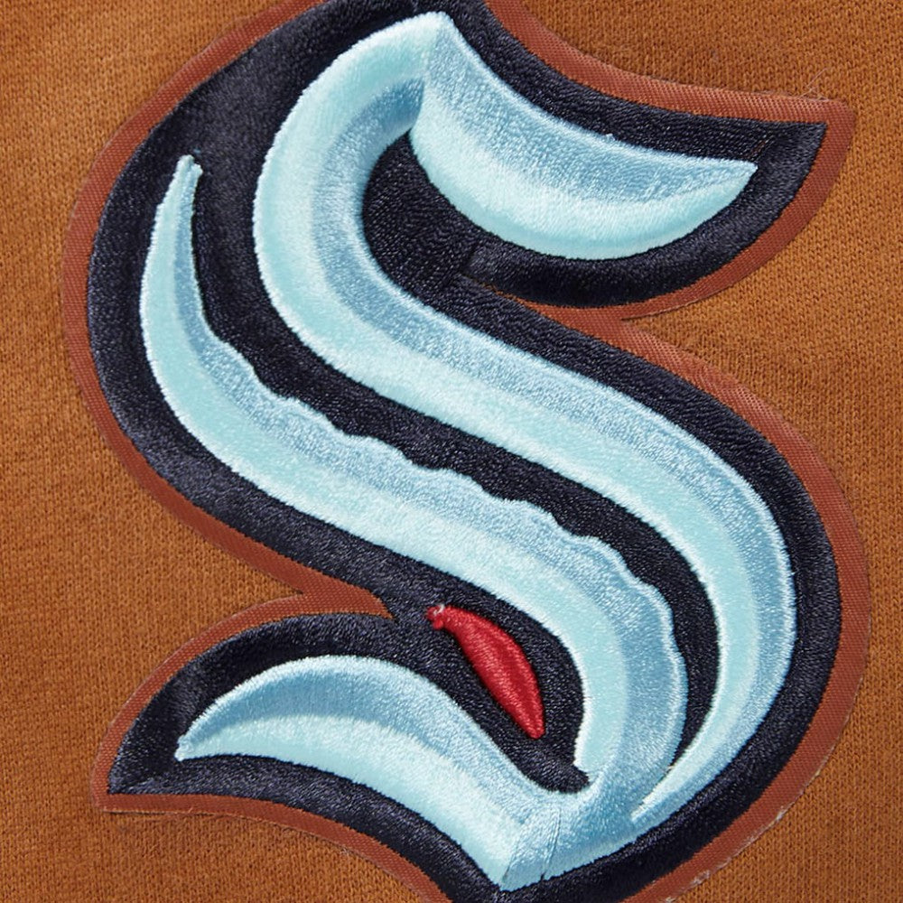 NHL Seattle Kraken Pro Standard Paint the City Pullover Sweatshirt - Brown