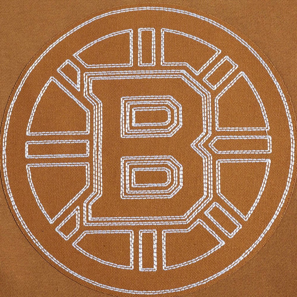 NHL Boston Bruins Pro Standard Paint the City Pullover Sweatshirt - Brown