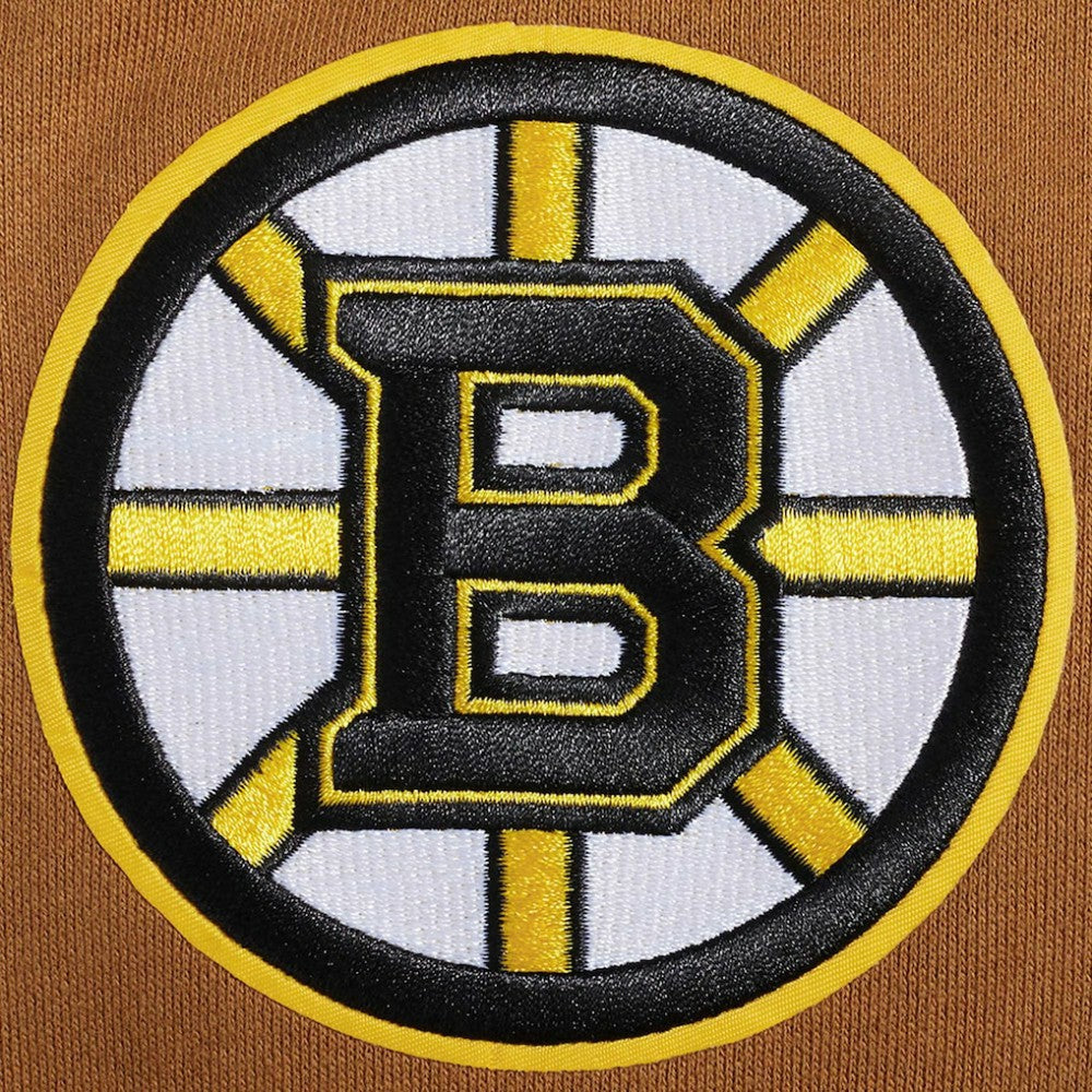 NHL Boston Bruins Pro Standard Paint the City Pullover Sweatshirt - Brown